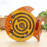 Children's Wooden Magnetic Maze Educational Toys For Early Development - Weriion