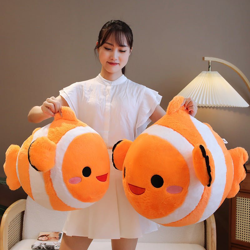 Clownfish Dolls Stuffed Aquatic Animals Plush Toys Pillows - Weriion