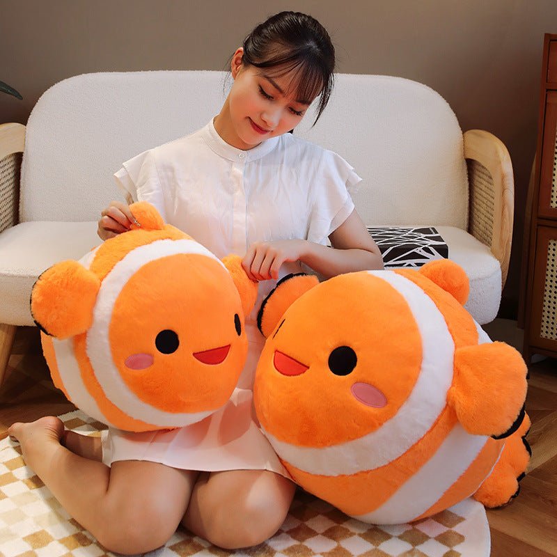 Clownfish Dolls Stuffed Aquatic Animals Plush Toys Pillows - Weriion