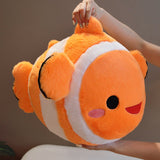 Clownfish Dolls Stuffed Aquatic Animals Plush Toys Pillows - Weriion