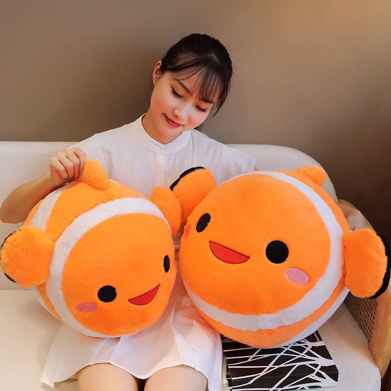 Clownfish Dolls Stuffed Aquatic Animals Plush Toys Pillows - Weriion