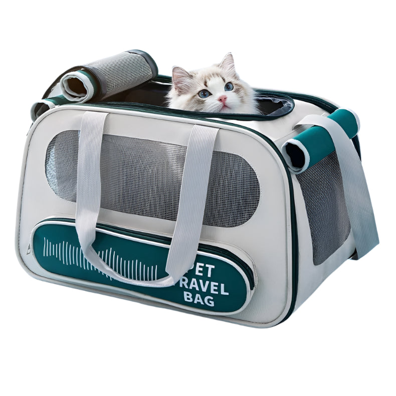 Collapsible Dog Cat Pet Carrier Airline Approved Shoulder Bag - Weriion