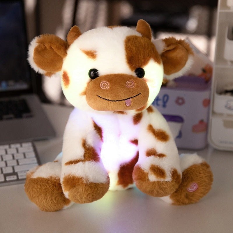 Colorful Luminous Cow Plush Toys - Weriion