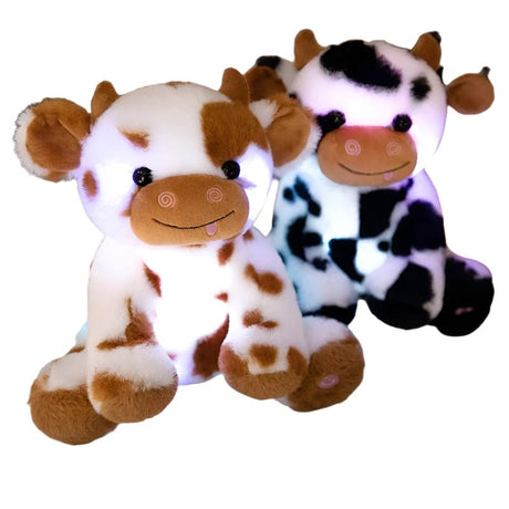 Colorful Luminous Cow Plush Toys - Weriion