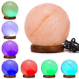 Colorful Round Ball USB Salt Lamp - Weriion