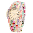 Colorful Unisex Bamboo Wood Watch - Weriion