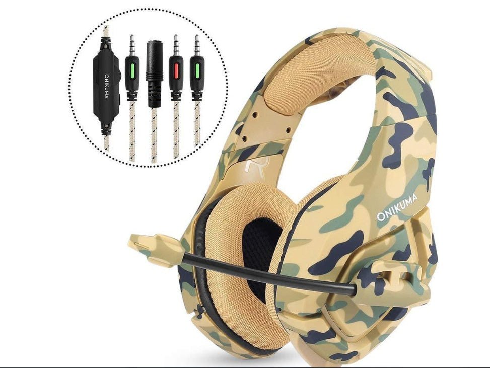 Comfortable Camouflaged Gaming Headset - Weriion