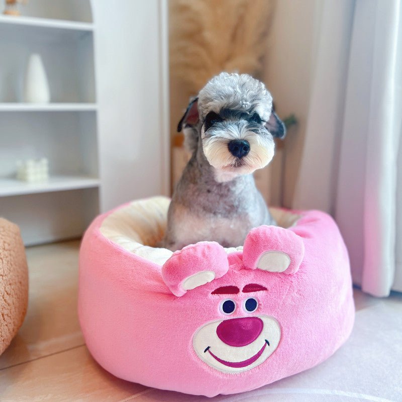 Comfortable Plush Cat Dog Bed - Weriion