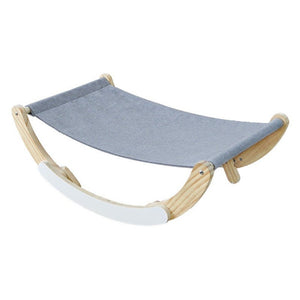 Comfortable Rocking Wooden Cat Bed - Weriion