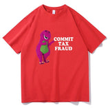 Commit Tax Fraud Short Sleeve Men's Graphic T-Shirt - Weriion