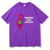 Commit Tax Fraud Short Sleeve Men's Graphic T-Shirt - Weriion