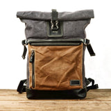 Contrast Color Unisex Backpack - Weriion