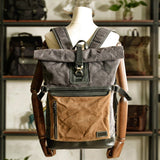 Contrast Color Unisex Backpack - Weriion