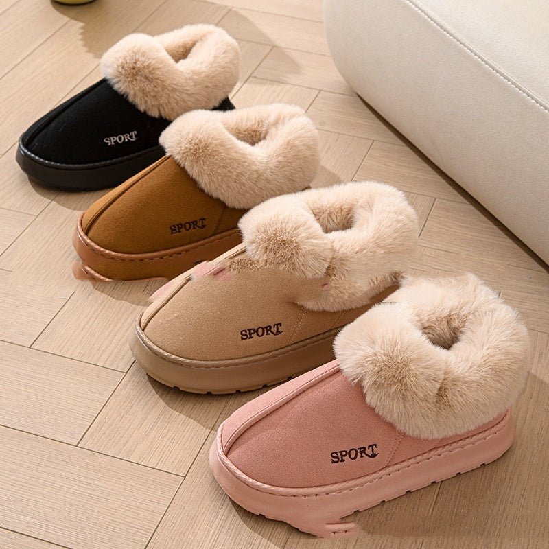 Cozy Non - Slip Comfortable Indoor Faux Fur Slippers For Women - Weriion