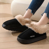 Cozy Non - Slip Comfortable Indoor Faux Fur Slippers For Women - Weriion