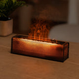 Creative Colorful USB Plug - In Simulation Lava Flame Humidifier - Weriion