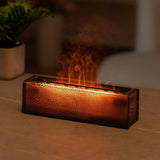 Creative Colorful USB Plug - In Simulation Lava Flame Humidifier - Weriion