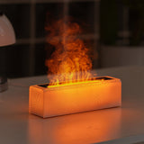 Creative Colorful USB Plug - In Simulation Lava Flame Humidifier - Weriion