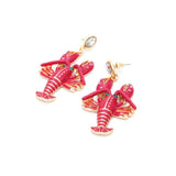 Creative Lobster Earrings - Weriion