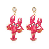 Creative Lobster Earrings - Weriion