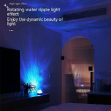 Creative Rotating Water Ripple Small Night Bedside Lamp - Weriion