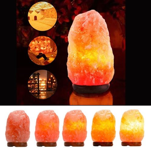 Crystal Salt Lamp Creative Decoration Night Light Bedside Lamp - Weriion