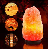 Crystal Salt Lamp Creative Decoration Night Light Bedside Lamp - Weriion