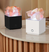 Crystal Salt Lamp With Remote Control Multicolored Projection - Weriion