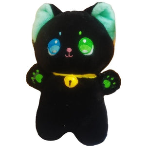 Cute Black And White Cat Doll Plush Toys - Weriion