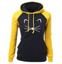 Cute Cat Woman Hoodies Sweater - Weriion