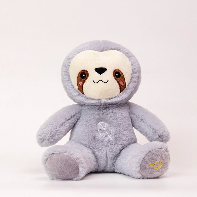 Cute Luminous Breathing Soothing Stuffed Animal Sloth Doll Plush Toy - Weriion