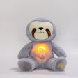 Cute Luminous Breathing Soothing Stuffed Animal Sloth Doll Plush Toy - Weriion