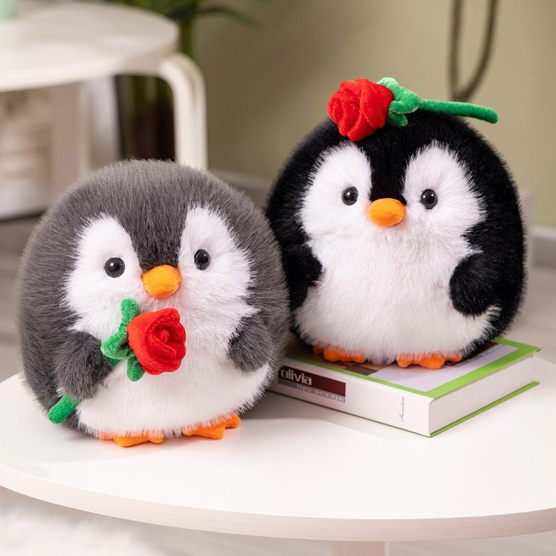 Cute Rose Penguin Doll Plush Toys - Weriion