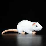 Cute Soft White Mouse Plush Toy Doll - Weriion