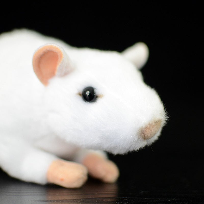 Cute Soft White Mouse Plush Toy Doll - Weriion