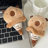 Cute Sweet Capybara Ice Cream Plush Doll Pendant Toy - Weriion