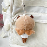 Cute Sweet Capybara Ice Cream Plush Doll Pendant Toy - Weriion