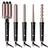 LCD Screen Four Adjustable Temperature Levels Hair Curler Women's Curling Iron