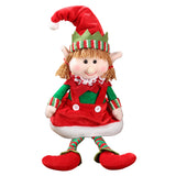 Christmas Hanging Legs Sitting Santas Little Helpers Dolls Ornaments