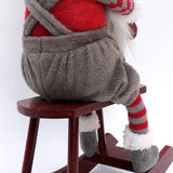 Riding Faceless Christmas Doll Decorations Ornaments