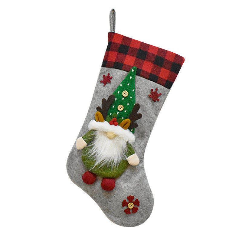 Christmas Decoration Stocking Hanging Gift Bag