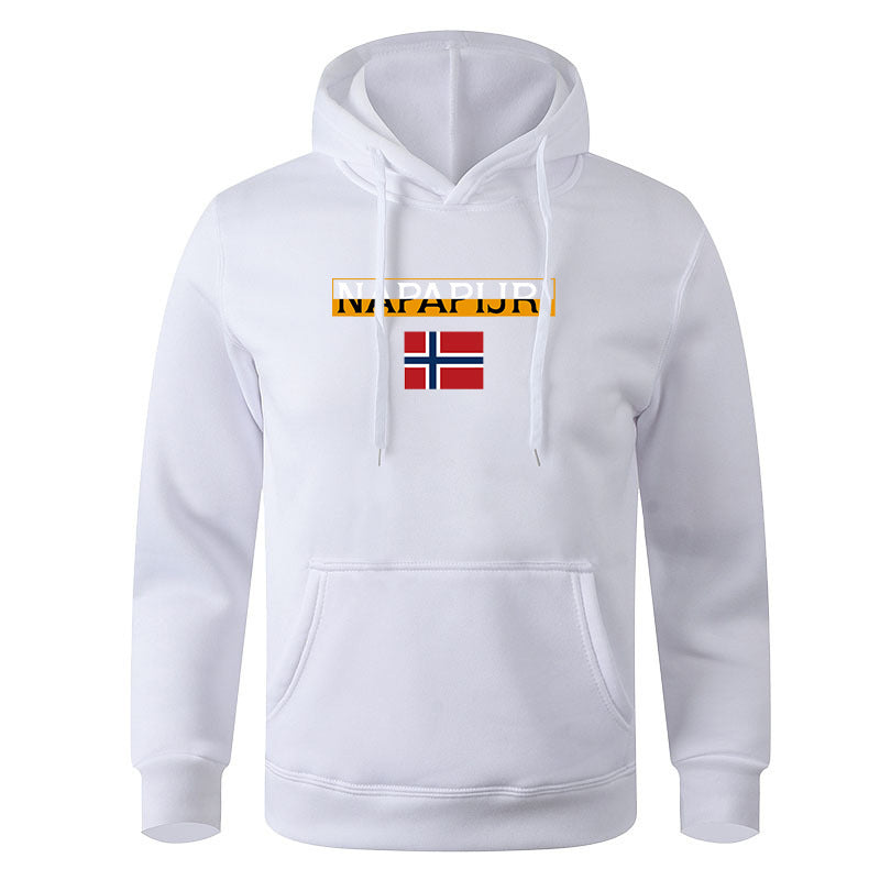 Men's Pullover Printed Sweater Casual Hoodie