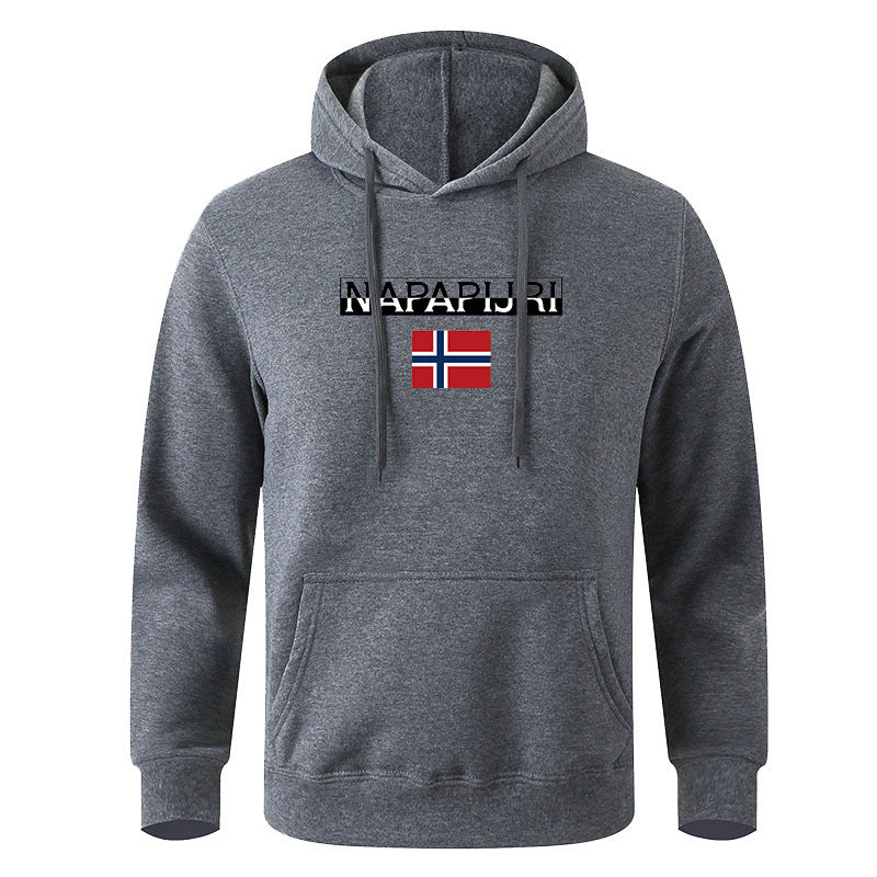 Men's Pullover Printed Sweater Casual Hoodie