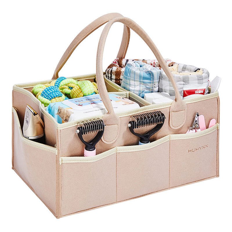 Diaper Bag Storage Handbag With Multiple Pockets - Weriion