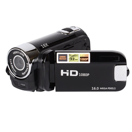 Digital Vlog Video Camera 1080P Full HD 16 Million Pixel DV Camcorder 16X Night Shoot Digital Zoom - Weriion