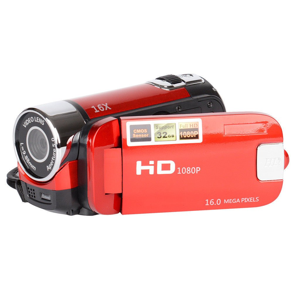 Digital Vlog Video Camera 1080P Full HD 16 Million Pixel DV Camcorder 16X Night Shoot Digital Zoom - Weriion