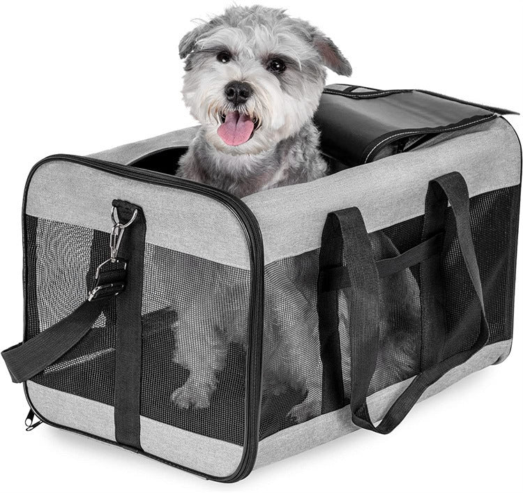 Dog Cat Foldable Transportation Pet Carrying Handbag - Weriion