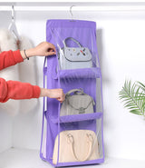 Double - Sided Six - Layer Visible Transparent Hanging Clothing Storage Bags - Weriion