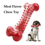 Durable Long - Lasting Natural Rubber Bone Dog Chew Toy Suitable For Aggressive Dogs - Weriion