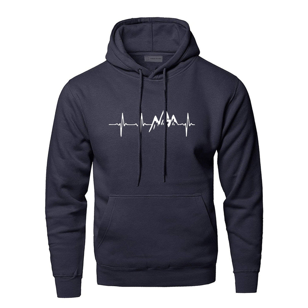 Men's Warm Comfortable Polyester Hoodie